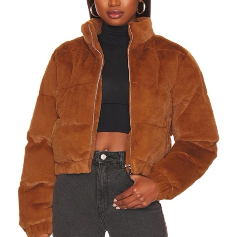 Superdown Cropped Puffer Jacket